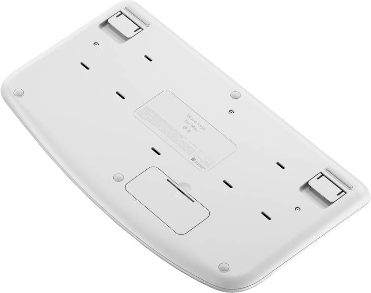 Logitech Wave Keys for Mac toetsenbord Thuis/Werk Bluetooth AZERTY Frans Wit