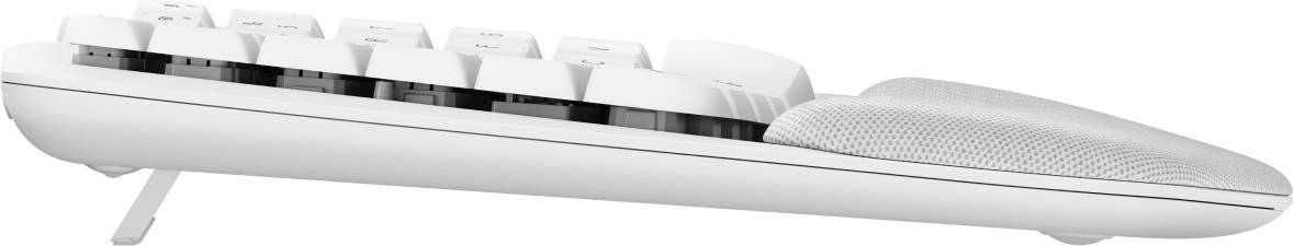 Logitech Wave Keys for Mac toetsenbord Thuis/Werk Bluetooth AZERTY Frans Wit