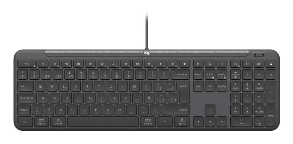 Logitech 920-013343 toetsenbord Inclusief muis Thuis/Werk USB QWERTZ Duits Grafiet