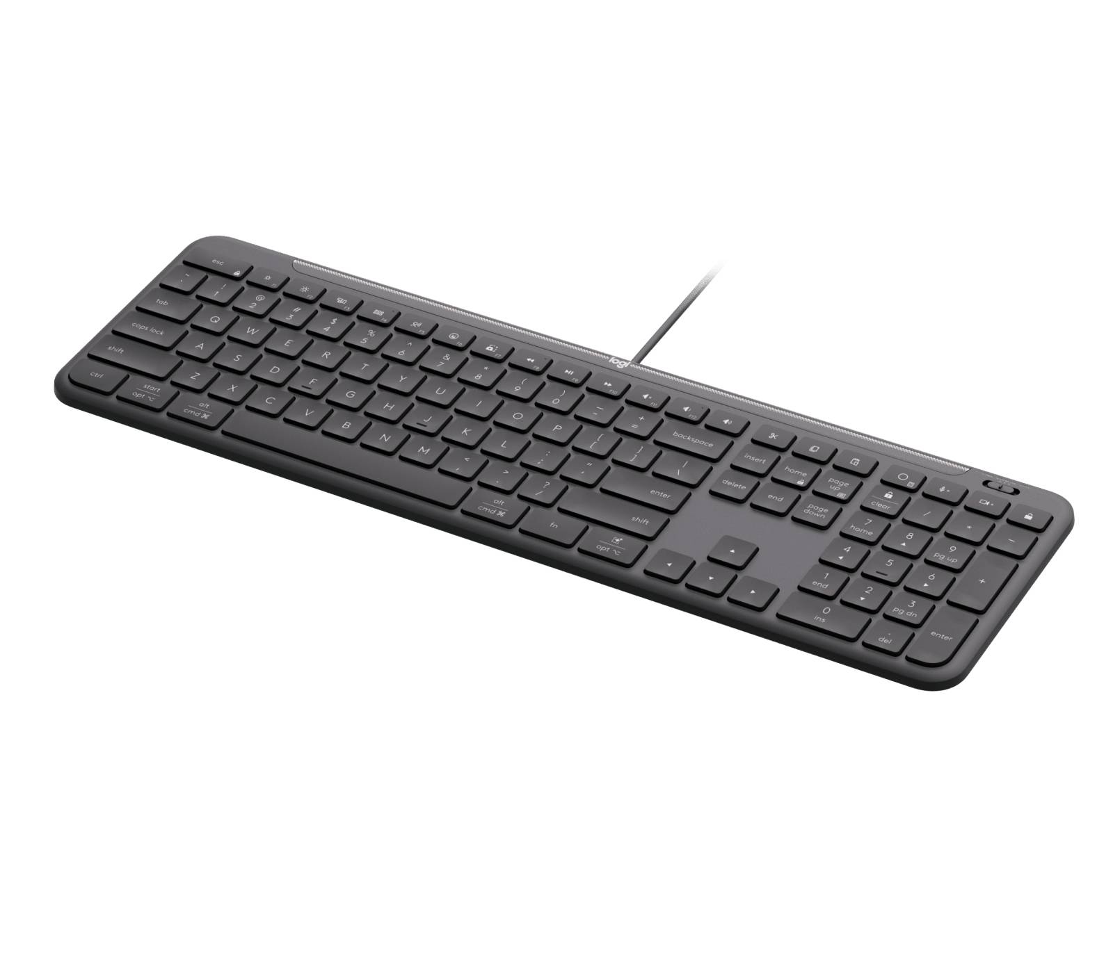 Logitech Signature Slim Wired K620 For Business toetsenbord Universeel USB QWERTZ Duits Grafiet