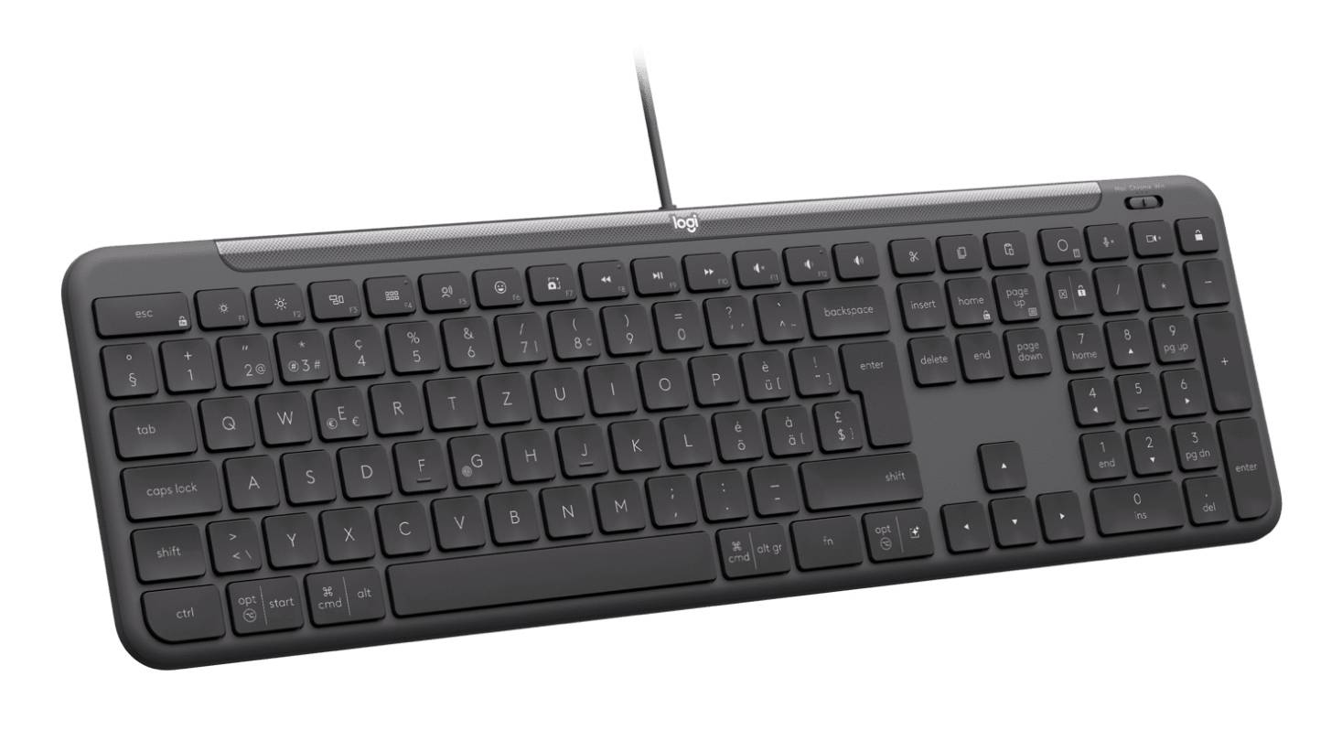 Logitech Signature Slim Wired K620 for Business toetsenbord Universeel USB QWERTY US International Grafiet