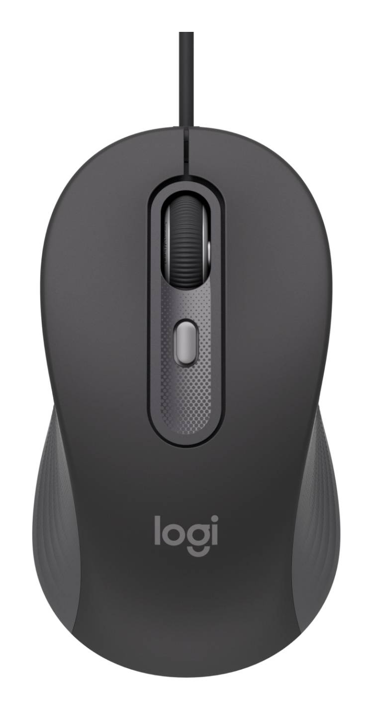 Logitech Signature Wired M520 for Business muis Kantoor Ambidextrous USB Type-C Optisch 4000 DPI