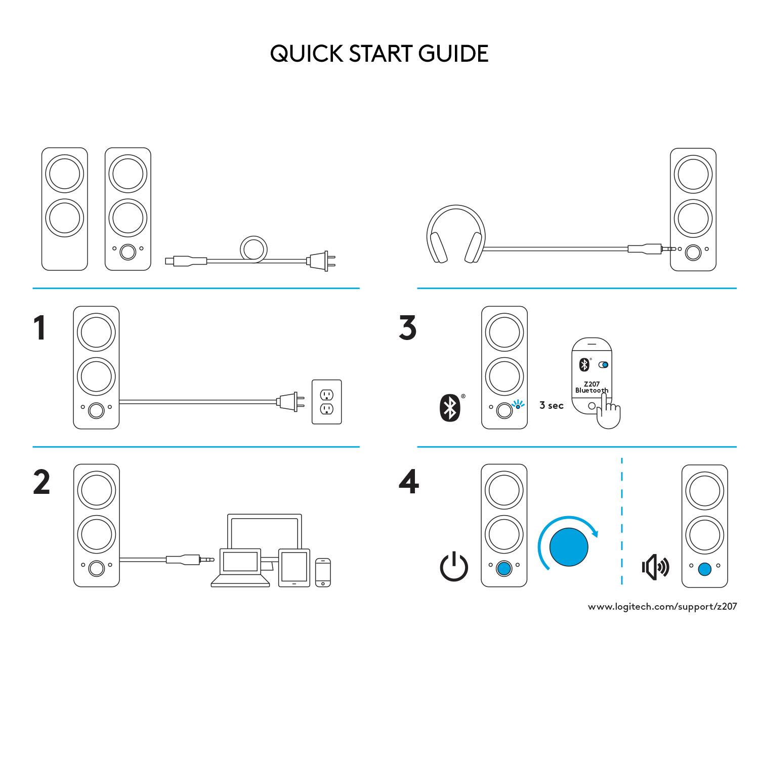 Logitech Z207 Bluetooth-computerspeakers