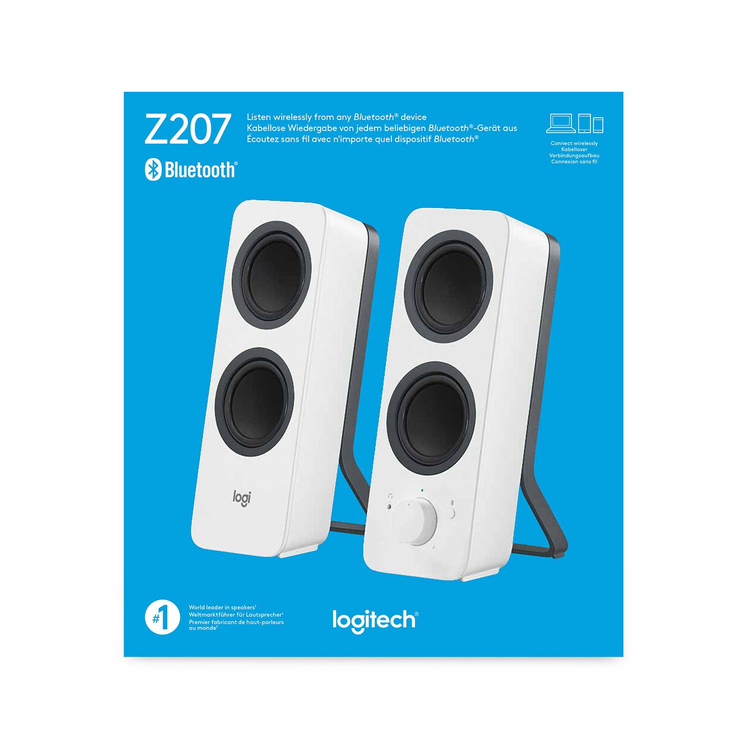 Logitech 980-001292 luidspreker Wit Bedraad en draadloos 5 W