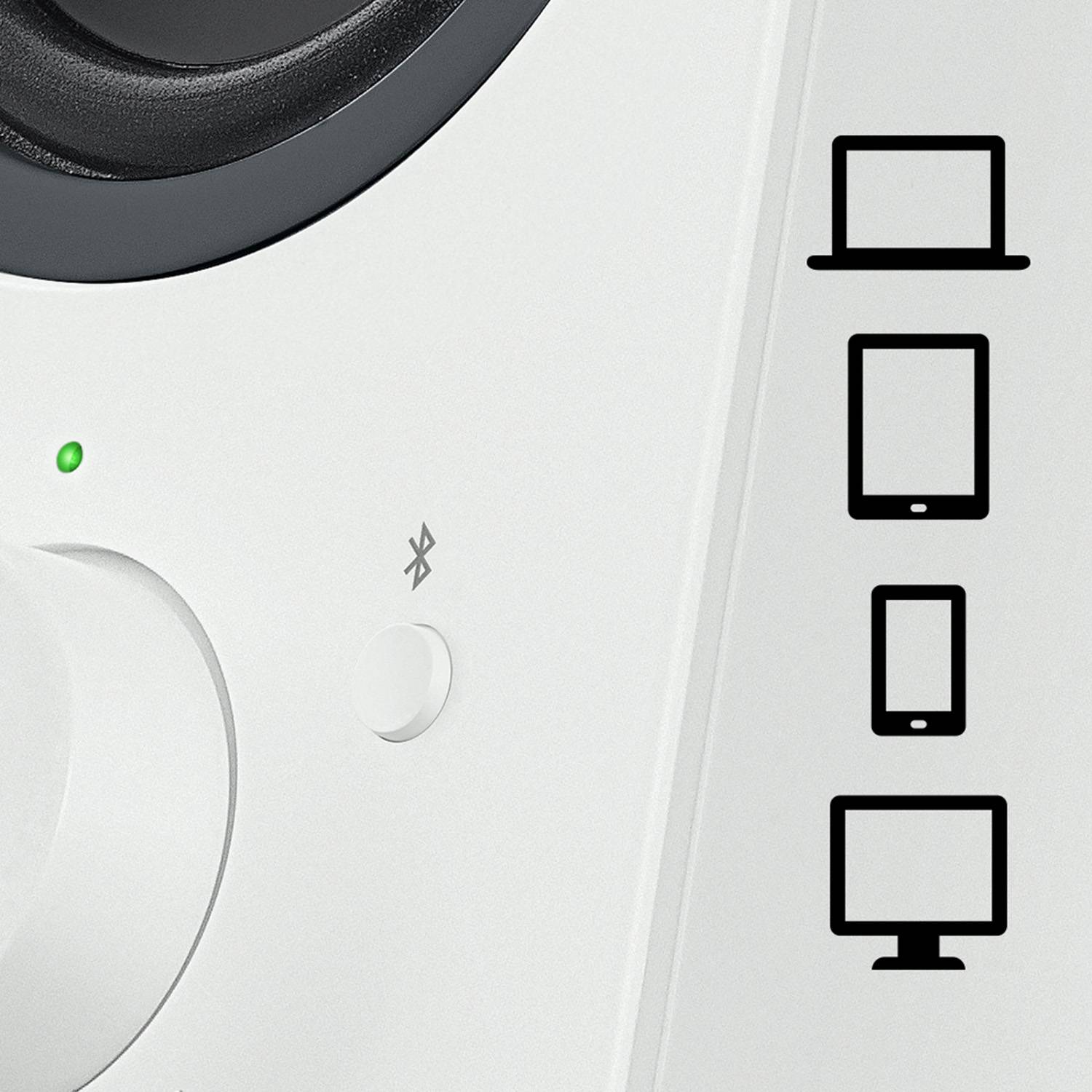 Logitech 980-001292 luidspreker Wit Bedraad en draadloos 5 W