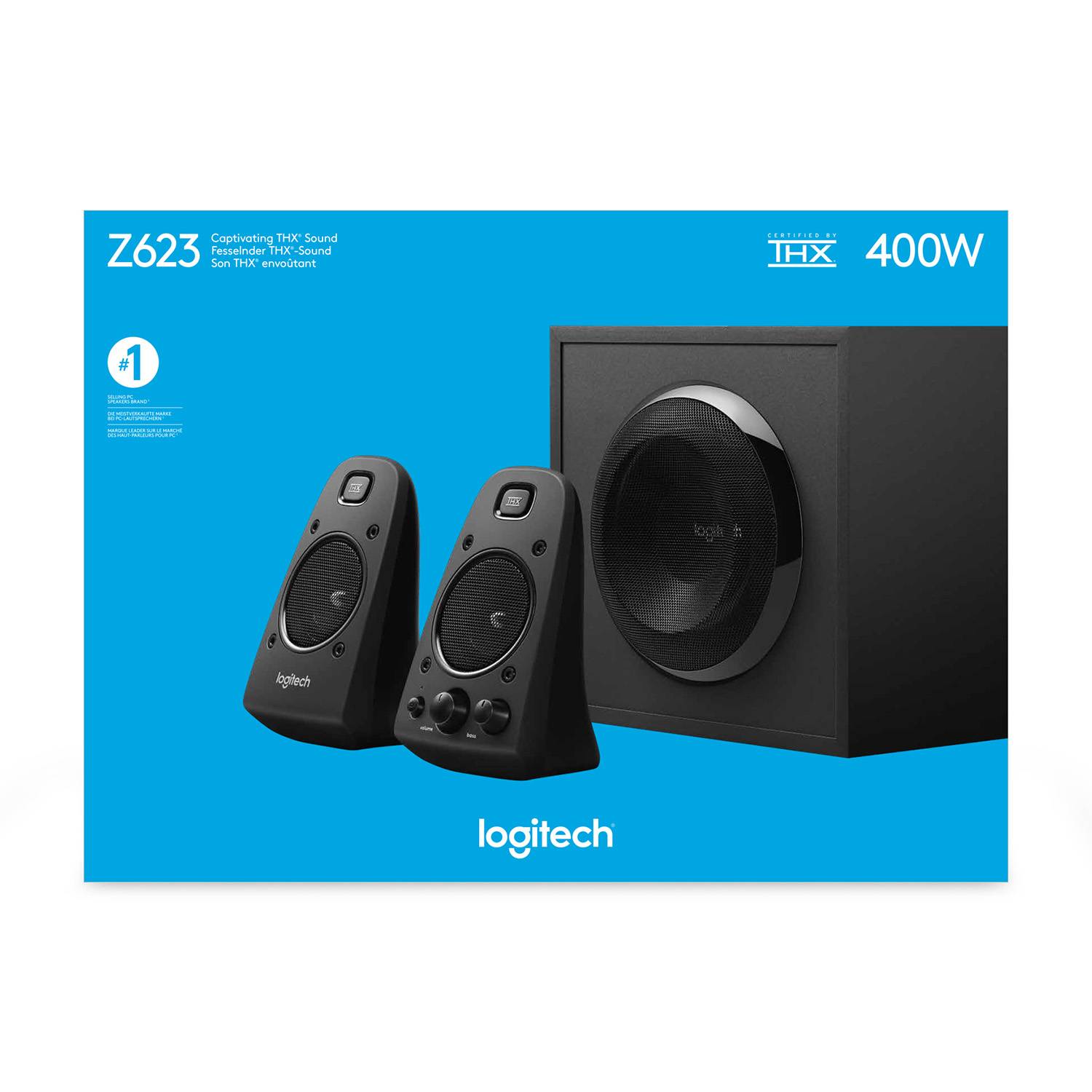 Logitech 980-000403 luidspreker set 200 W Universeel Zwart 2.1 kanalen 35 W