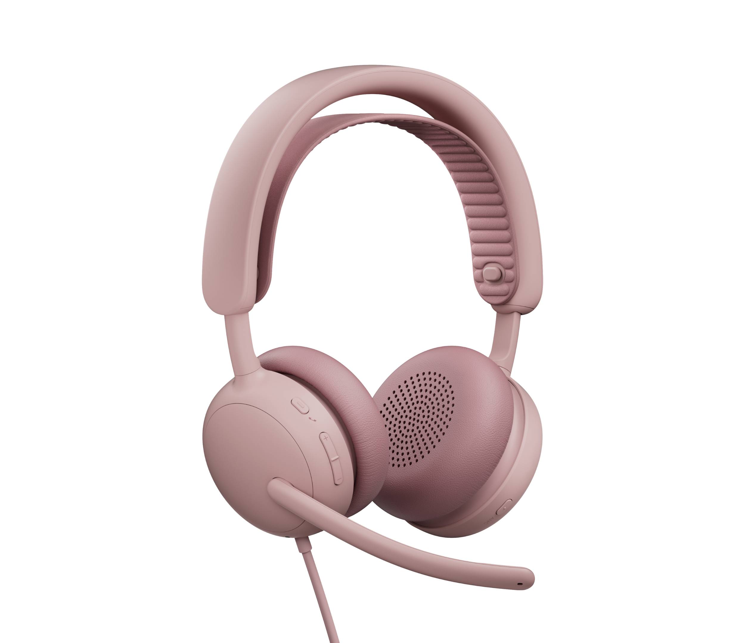 Logitech Zone Wired 2 Headset Bedraad Hoofdband Oproepen/muziek USB Type-C / USB Type-A Roze