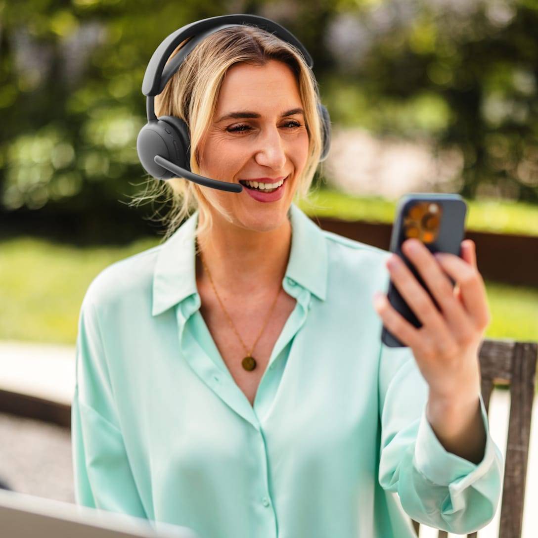 Logitech Zone Wireless 2 ES Headset Bedraad en draadloos Hoofdband Oproepen/muziek USB Type-C Bluetooth Grafiet