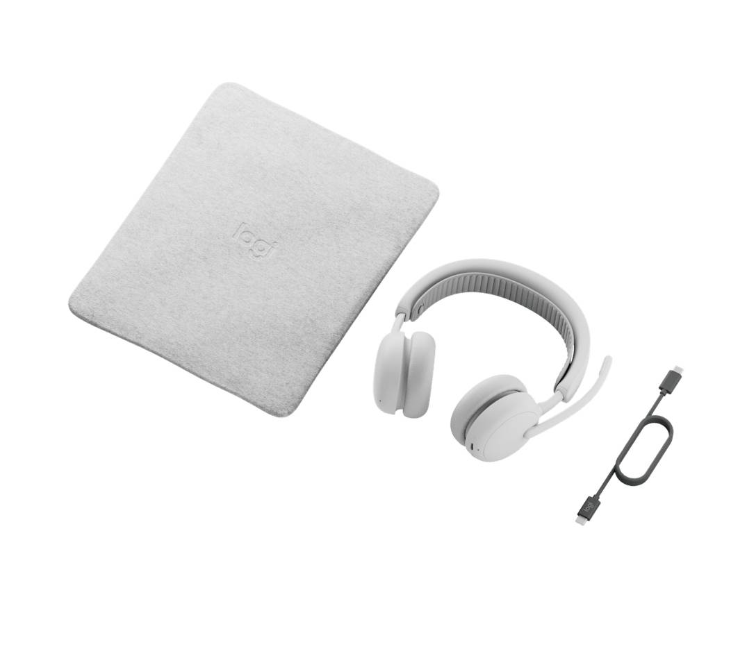 Logitech Zone Wireless 2 ES Headset Bedraad en draadloos Hoofdband Oproepen/muziek USB Type-C Bluetooth Wit