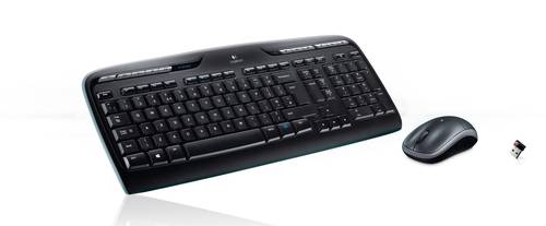 Logitech Wireless Combo MK330 toetsenbord Inclusief muis Kantoor USB QWERTY US International Zwart
