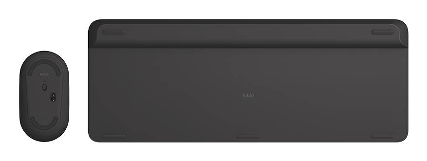Logitech 920-009202 toetsenbord Inclusief muis Kantoor RF Draadloos QWERTY Brits Engels Grafiet
