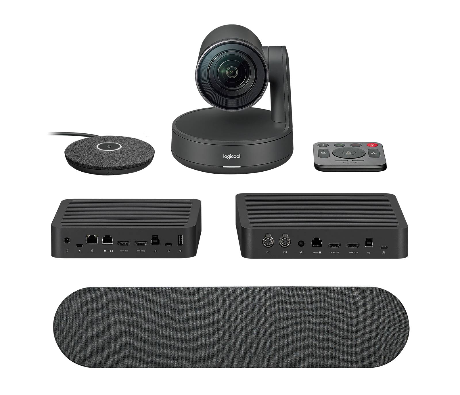 Logitech Rally Plus video conferencing systeem 10 persoon/personen Ethernet LAN Videovergaderingssysteem voor groepen