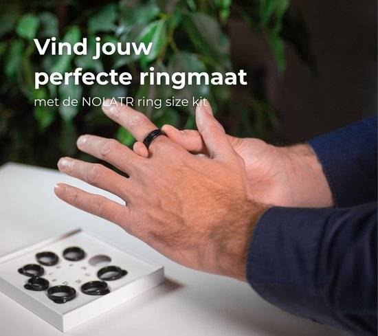 NOLATR Smart Ring LUX Silver Size 7