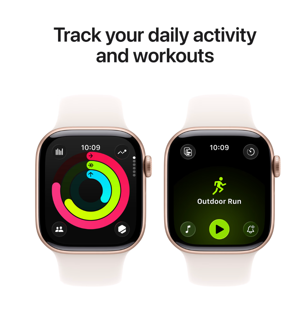 Apple Watch Series 11 42mm Roségoud Sportband S/M