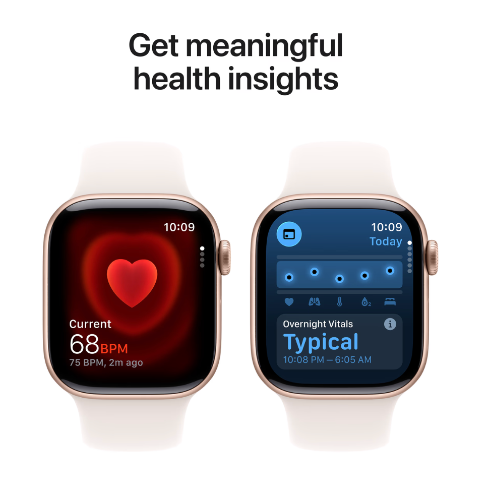 Apple Watch Series 11 42mm Roségoud Sportband S/M