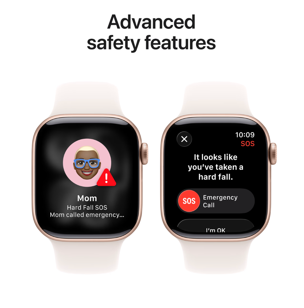 Apple Watch Series 11 42mm Roségoud Sportband S/M