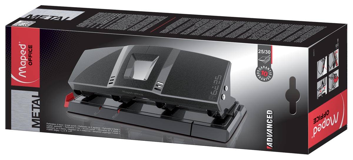 Maped Advanced Metal 4-gaats perforator