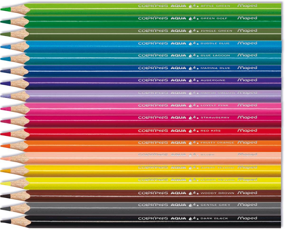Maped Aquarelpotlood Color'Peps Aqua 18 potloden