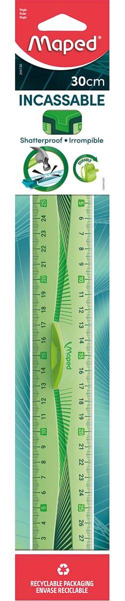 Maped decimeterlat Flex driedubbele decimeter, 30 cm