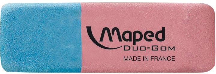 Maped gum Duo-Gom, groot formaat, op blister