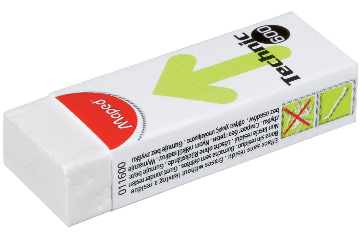 Maped gum Technic 600 doos van 20 stuks