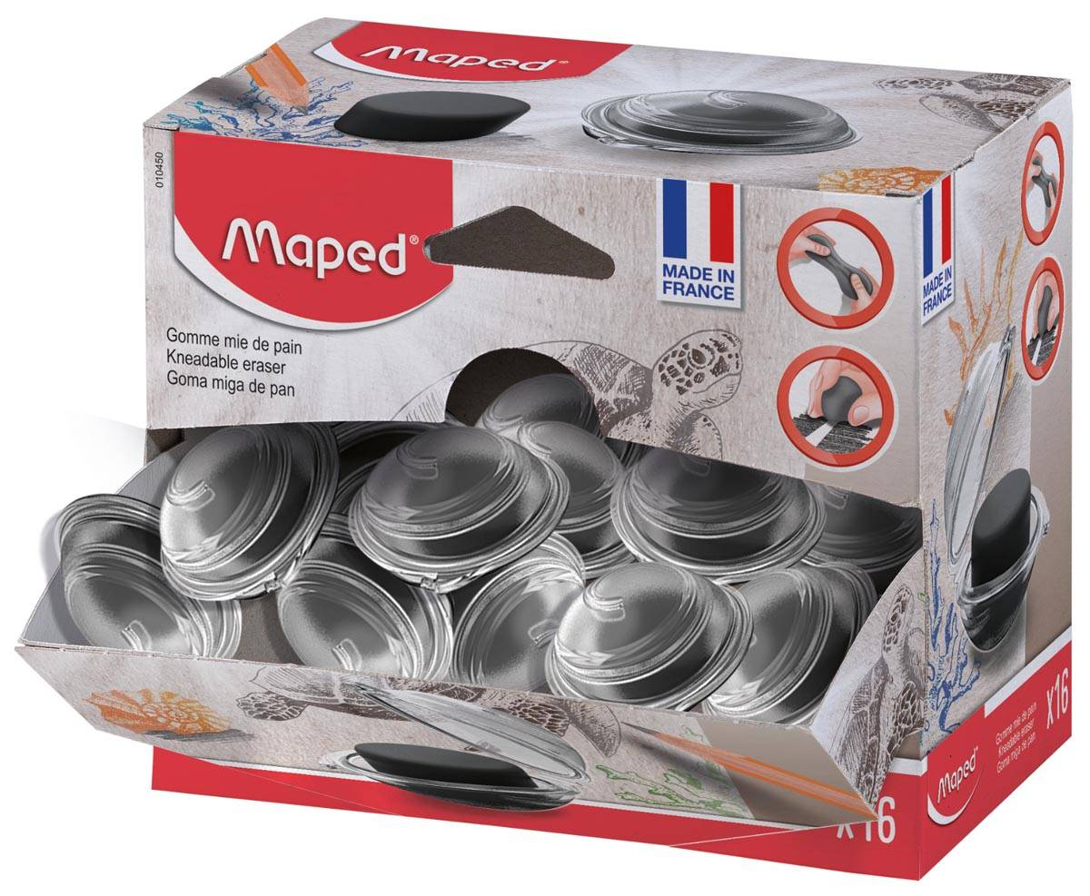 Maped kneedgum doos van 16 stuks