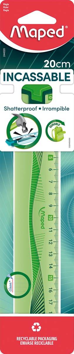 Maped lat Flex onbreekbaar 20 cm
