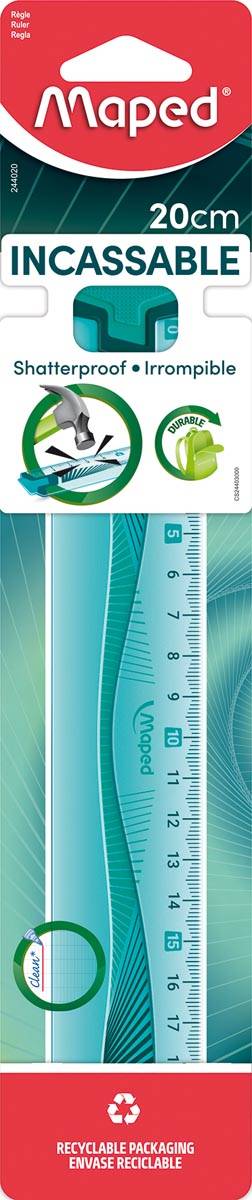 Maped lat Flex onbreekbaar 20 cm