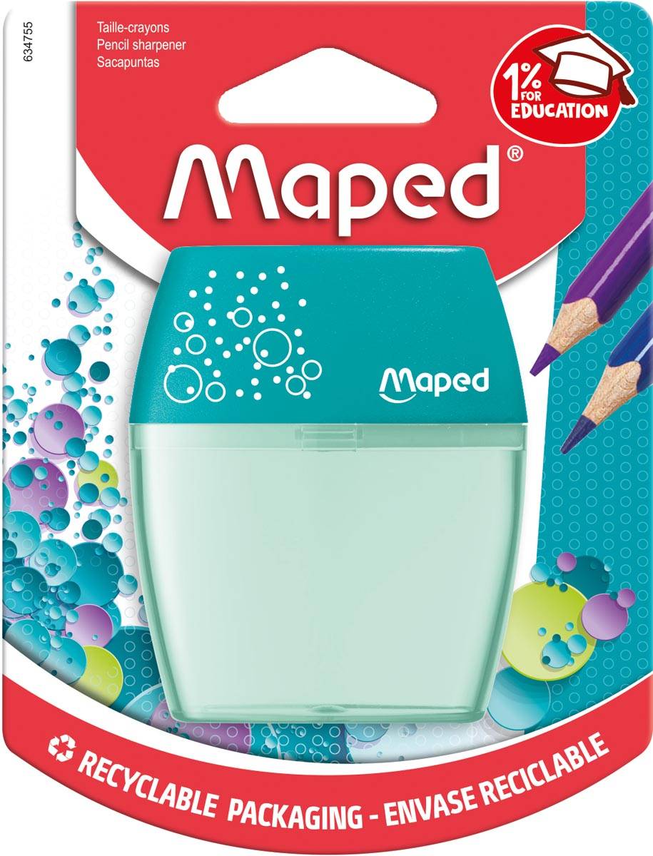 Maped Potloodslijper Shaker 2-gaats, op blister