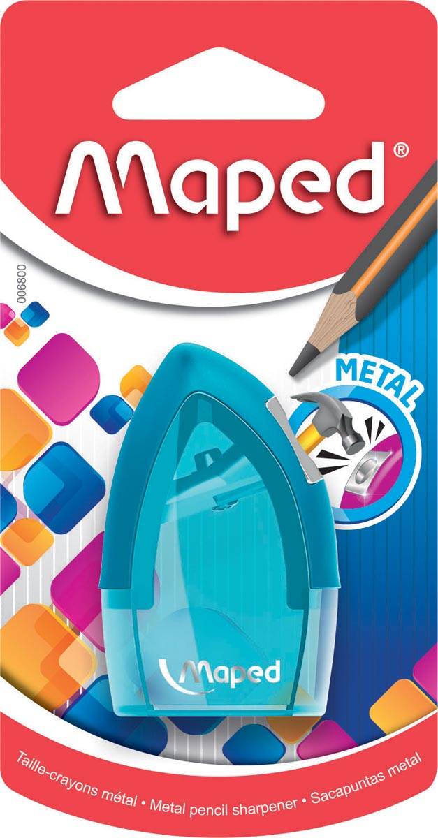 Maped Potloodslijper Tonic Metal 1-gaats, op blister