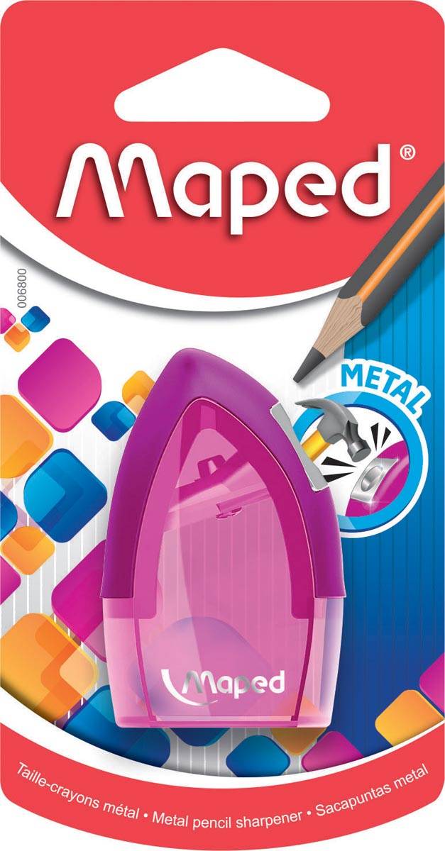 Maped Potloodslijper Tonic Metal 1-gaats, op blister