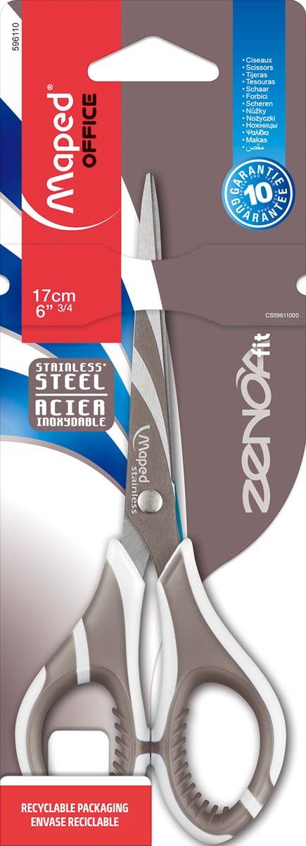 Maped schaar Zenoa fit 17 cm, symmetrische ogen
