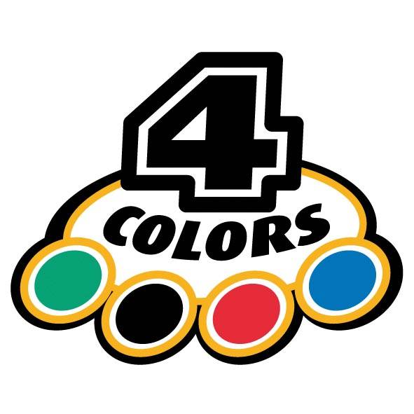 Maped Twin Tip 4-kleurenbalpen, medium, klassieke inktkleuren