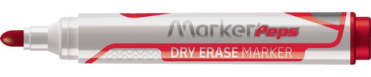 Maped whiteboardmarker Jumbo, ronde punt, etui van 4 stuks in geassorteerde kleuren