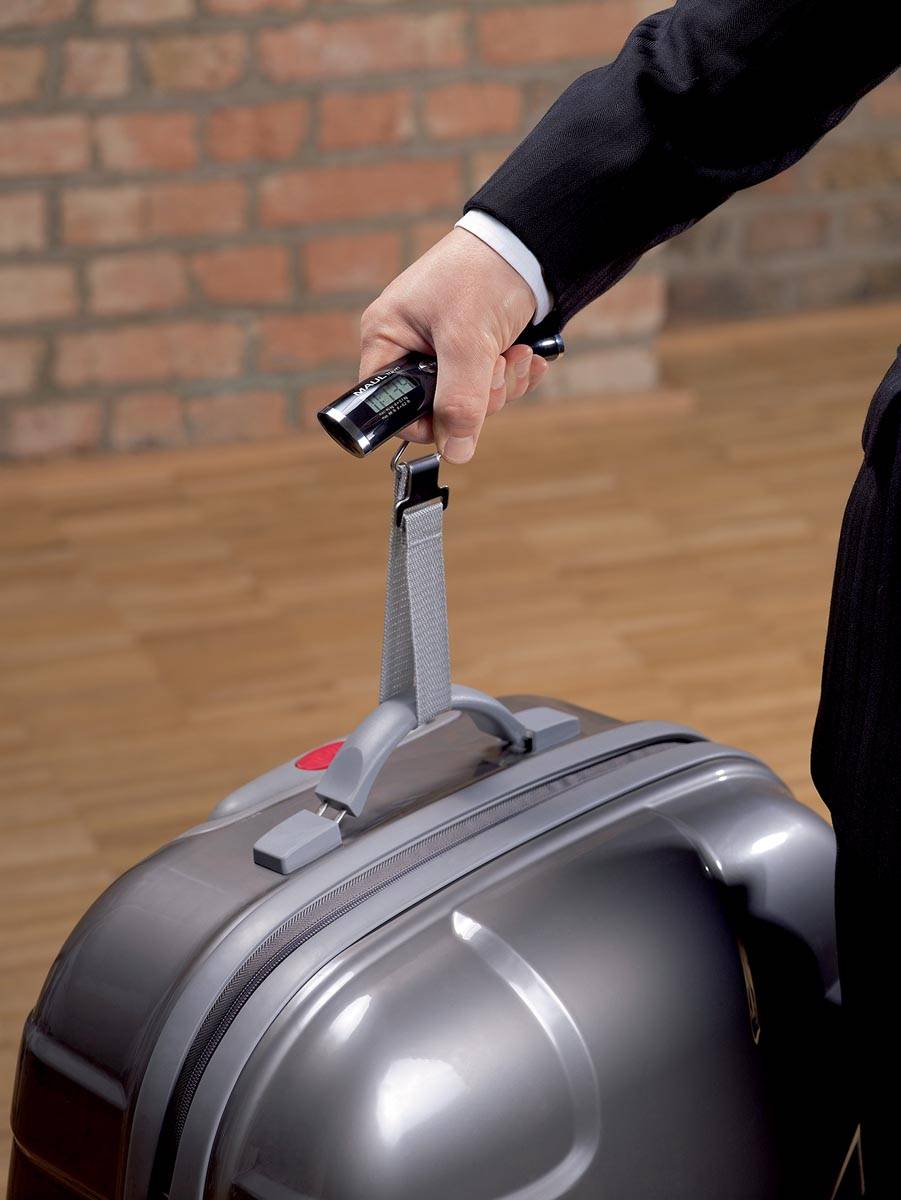 MAUL bagageweger Travel 40 kg, incl. batterij zwart
