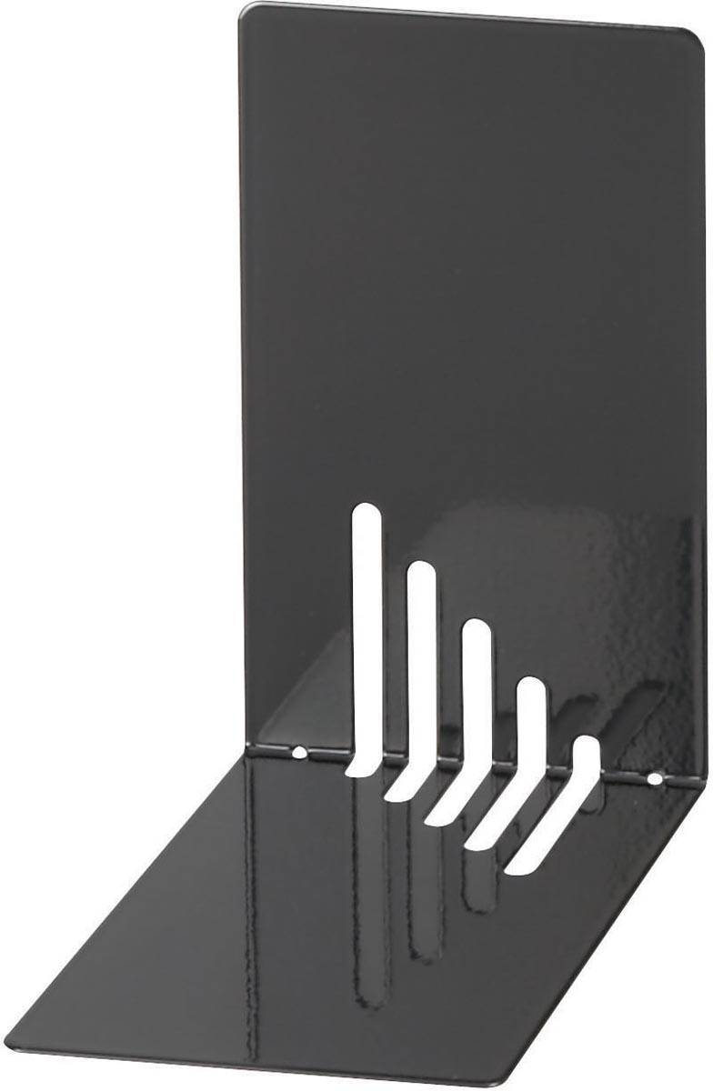 MAUL boekensteun metaal 14X8.5x14cm set 2 zwart