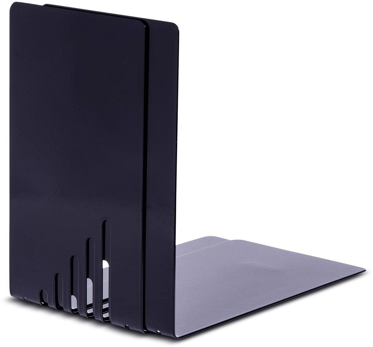 MAUL boekensteun metaal 14X8.5x14cm set 2 zwart