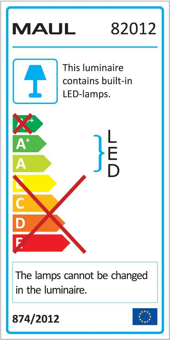 MAUL bureaulamp LED Puck op voet, verschuifbaar in hoogte, daglicht wit licht, zwart