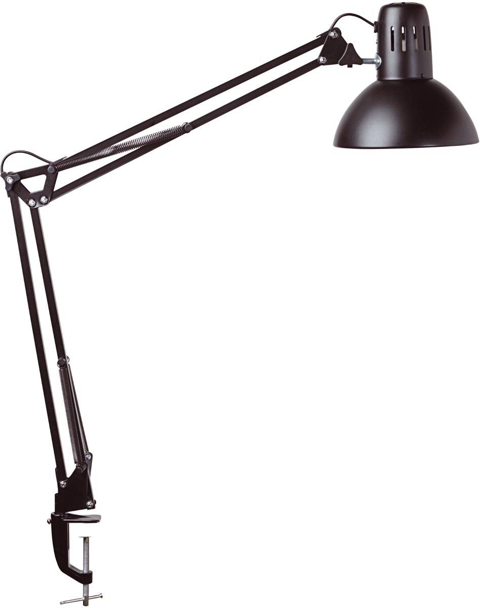 MAUL bureaulamp Study excl.lamp met tafelklem, zwart