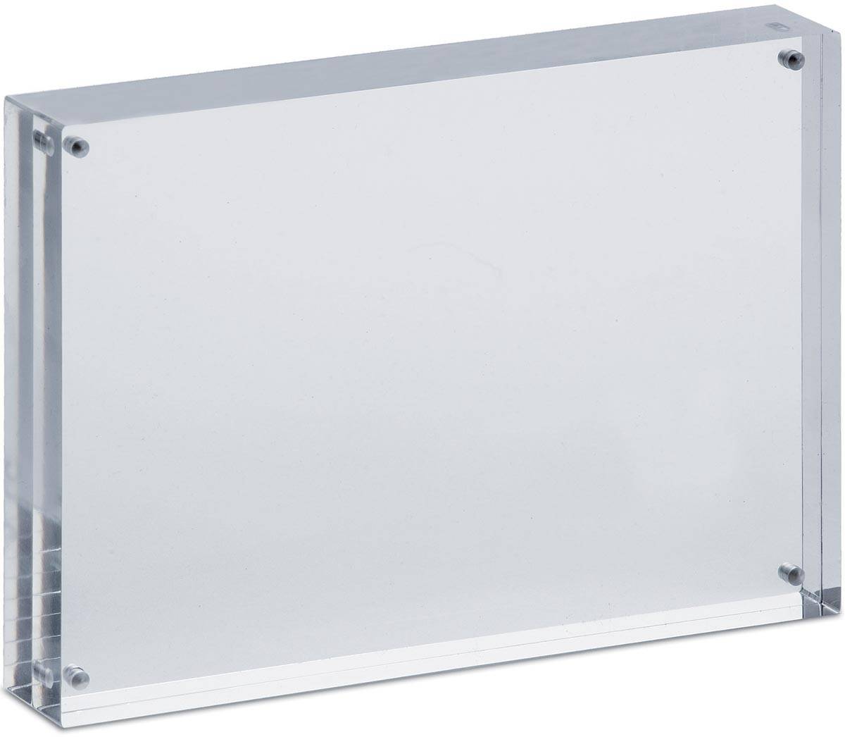 MAUL fotolijst acryl 15x11.5x2.4cm magnetisch verbonden op de hoeken