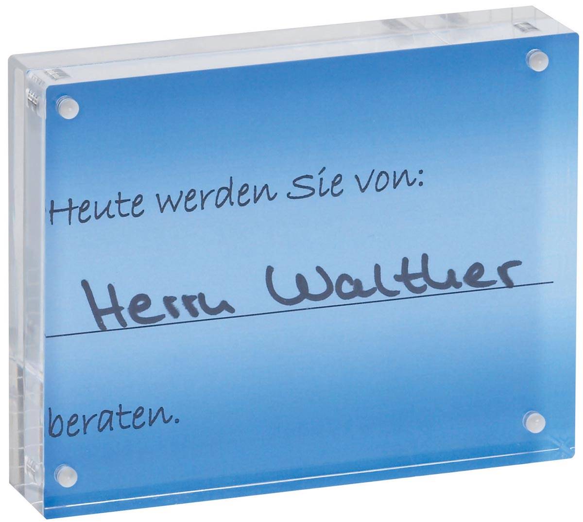 MAUL fotolijst acryl 15x11.5x2.4cm magnetisch verbonden op de hoeken