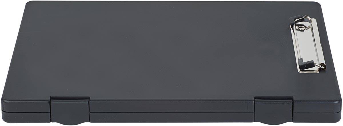 MAUL klembordkoffer Lefty hard kunststof PP linksdraaiend open A4 33.5x24.5x2.5cm zwart