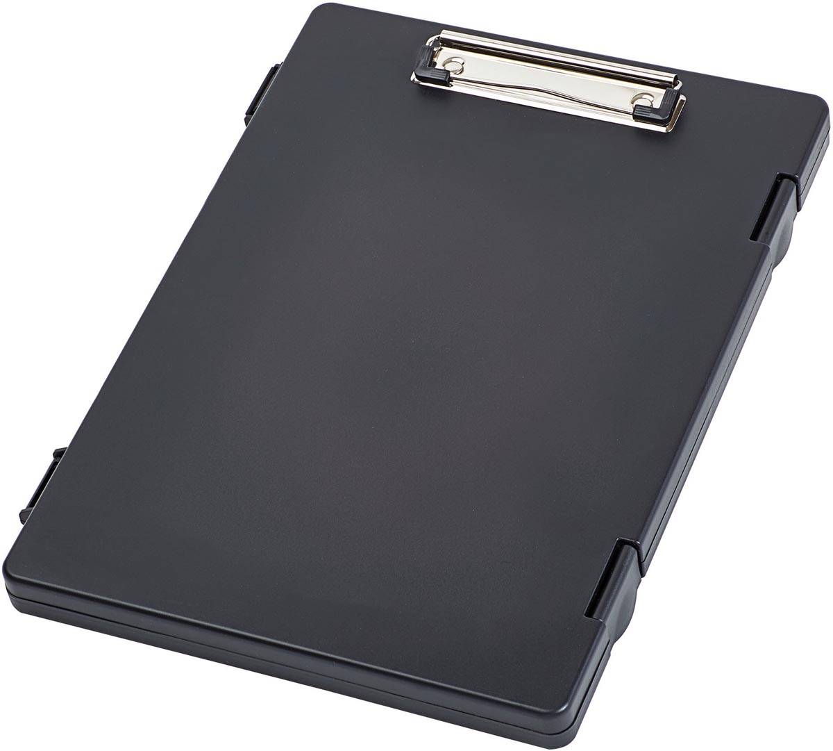 MAUL klembordkoffer Lefty hard kunststof PP linksdraaiend open A4 33.5x24.5x2.5cm zwart