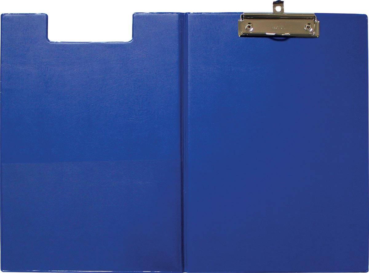 MAUL klembordmap met insteek binnenzijde A4 staand blauw