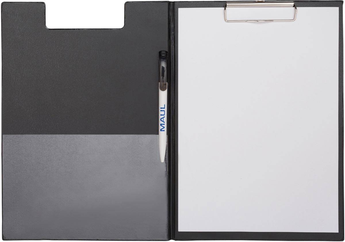 MAUL klembordmap Poly, PP folie, A4 staand, zwart