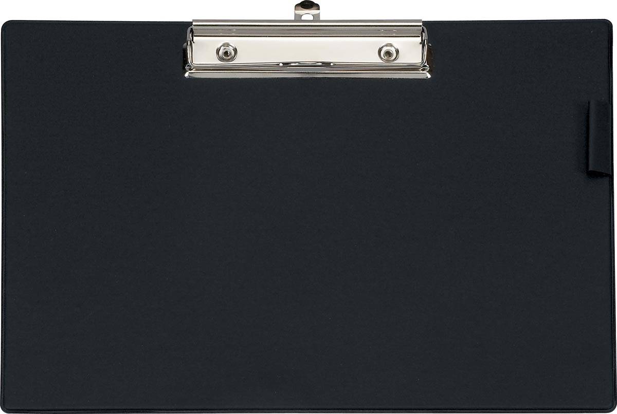 MAUL klemplaat A4 liggend zwart