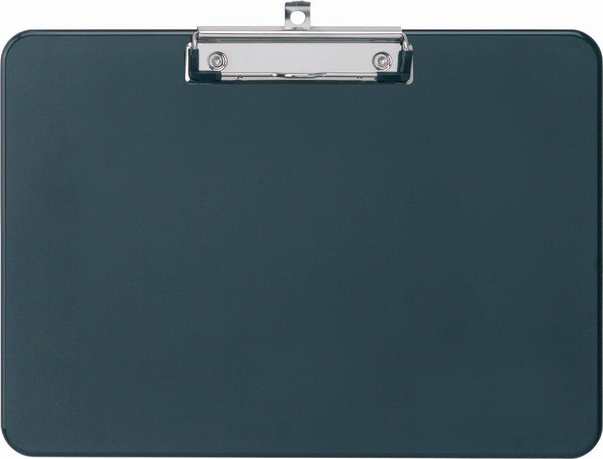 MAUL klemplaat hard kunststof PP A4 liggend zwart, niet transparant