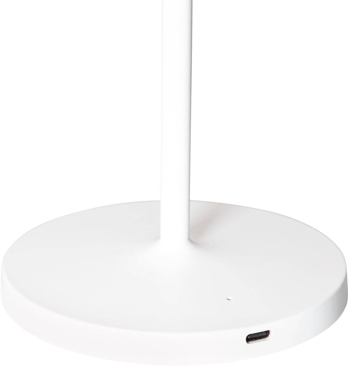MAUL tafellamp Nina, LED, dimbaar, op voet, wit