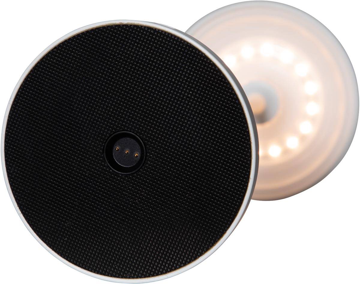 MAUL tafellamp Nina, LED, dimbaar, op voet, wit