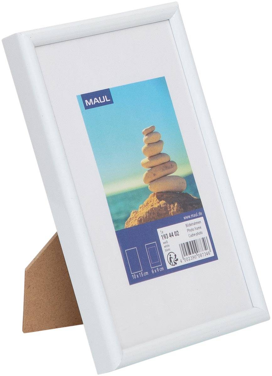 MAULart fotolijst , kunststof frame, ft 10 x 15 cm, wit
